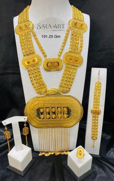 Parure PR-017: gold jewellery set, 191.25 g, SARA ART Dubai